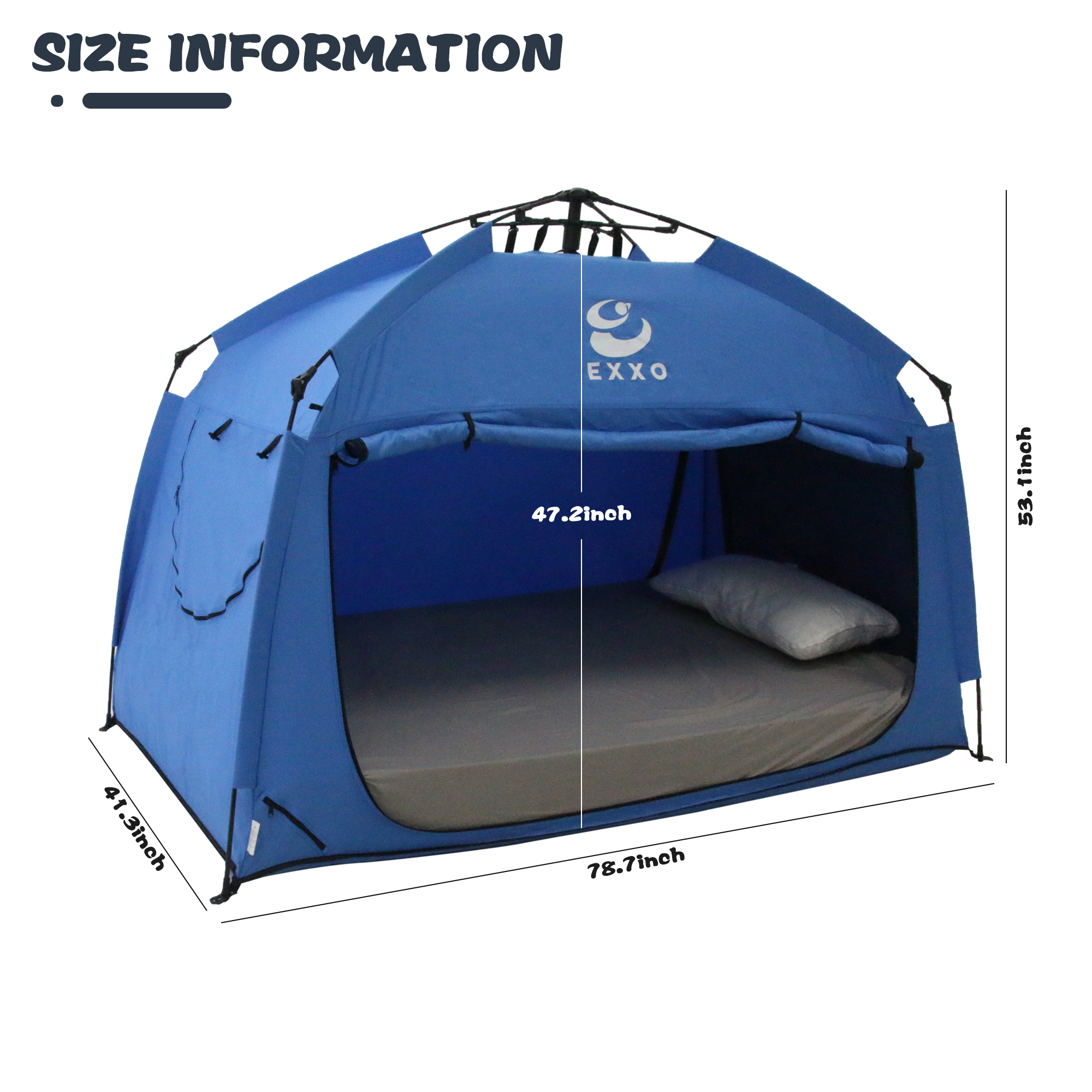 Indoor Privacy Bed Cover - Foldable