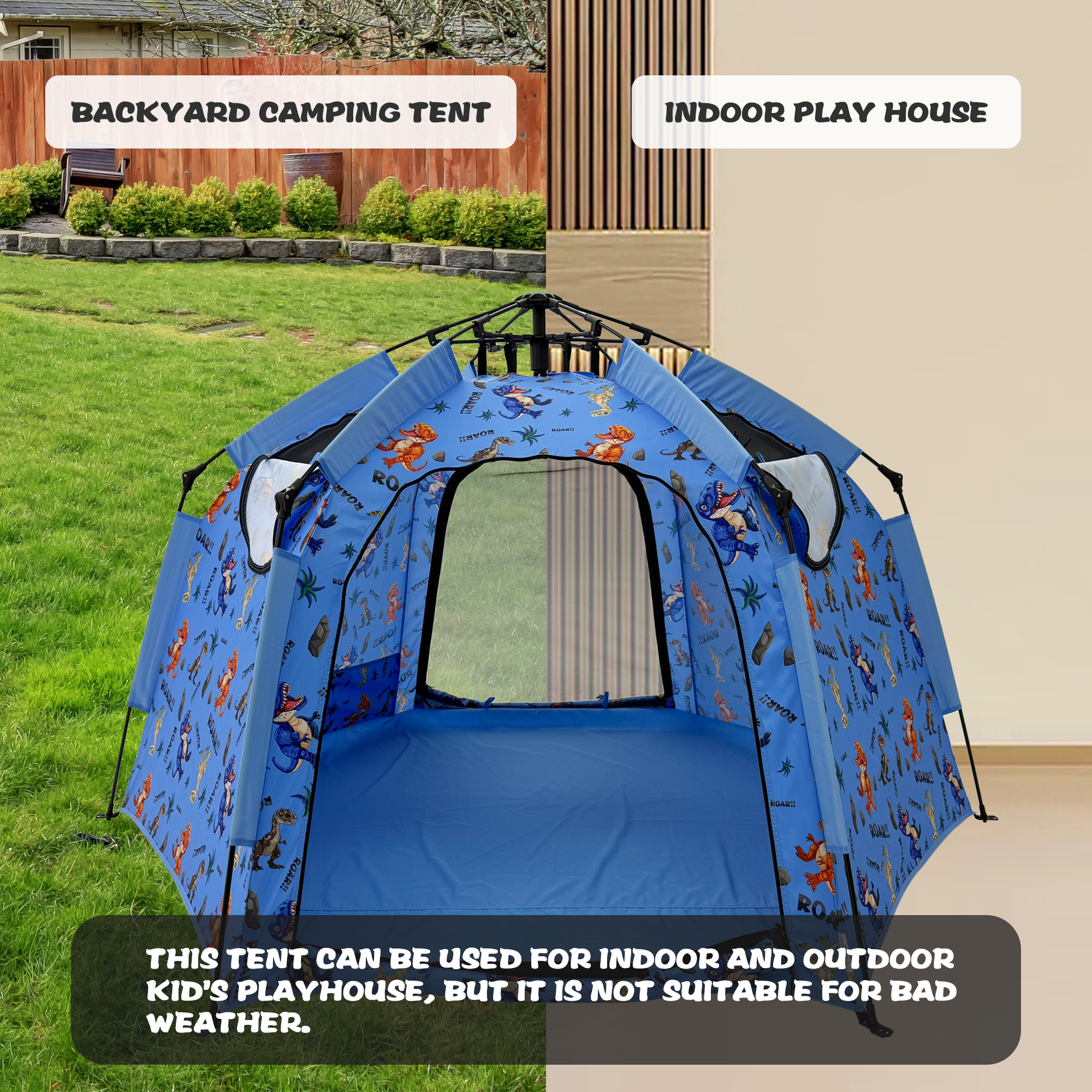 Kids Play Tent - Dinosaur