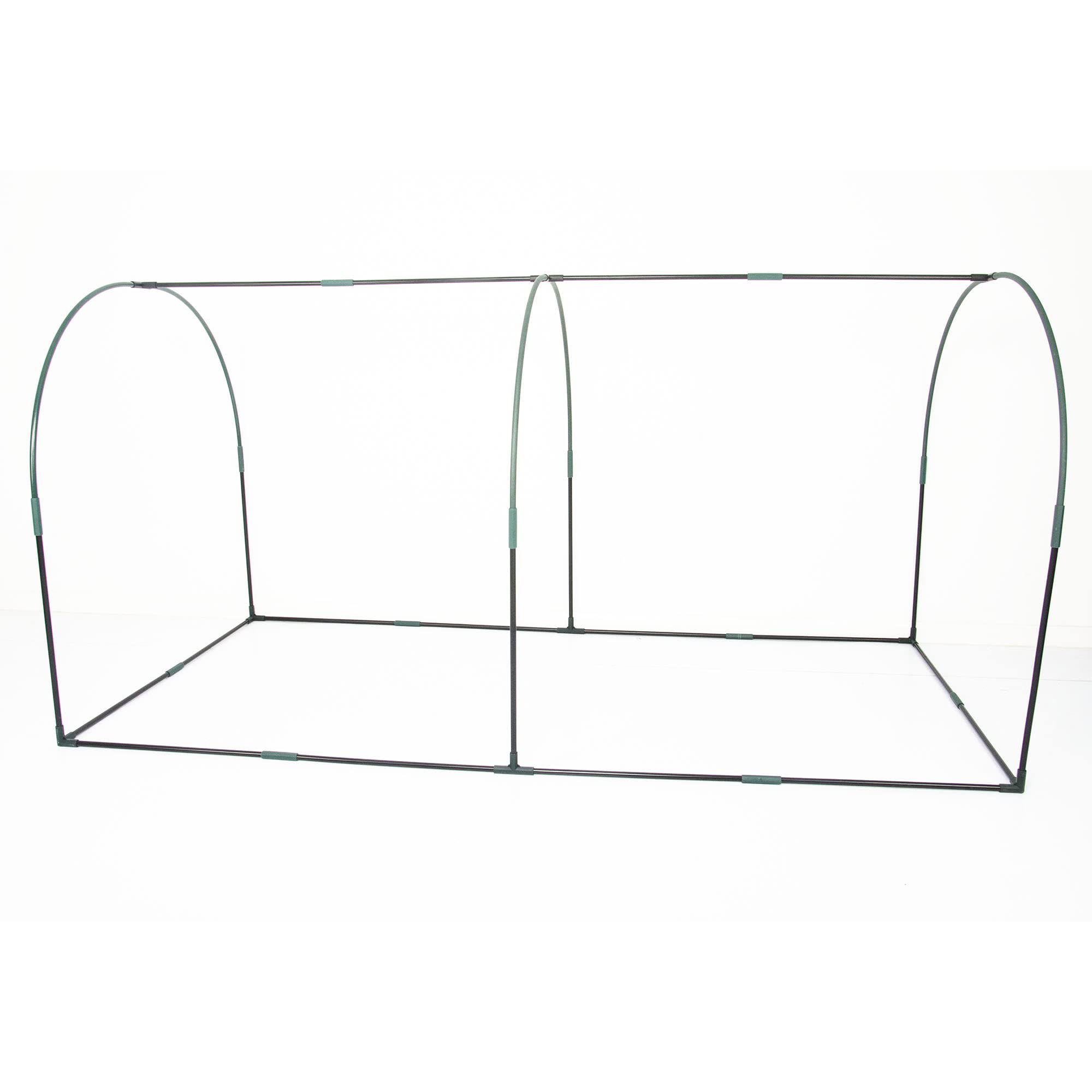 Frame diagram of EXXO 8x4x4ft greenhouse structure
