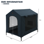 EXXO kennel small size dimensions diagram