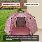 EXXO unicorn play tent for indoor and backyard play